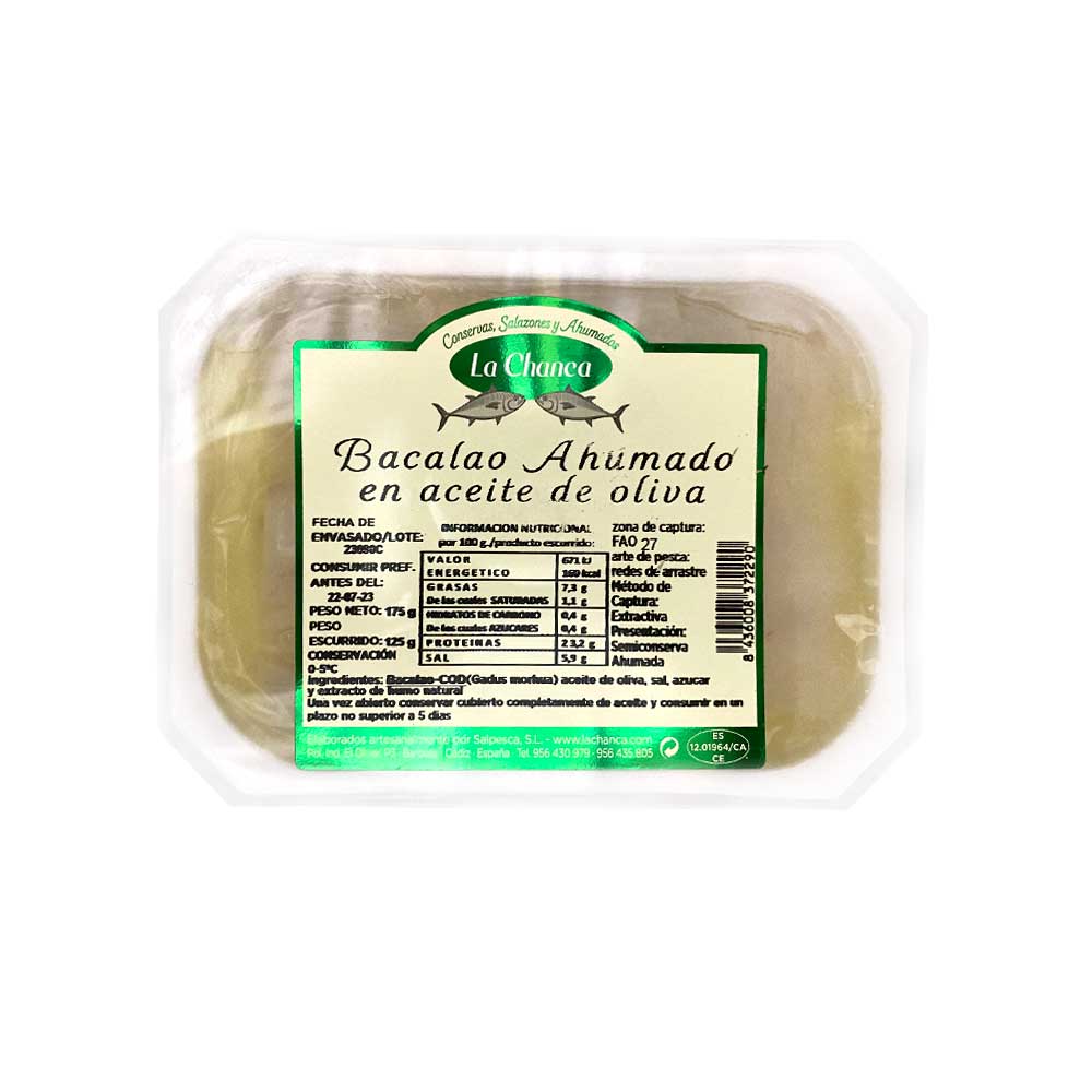 BACALAO AHUMADO LA CHANCA 175G