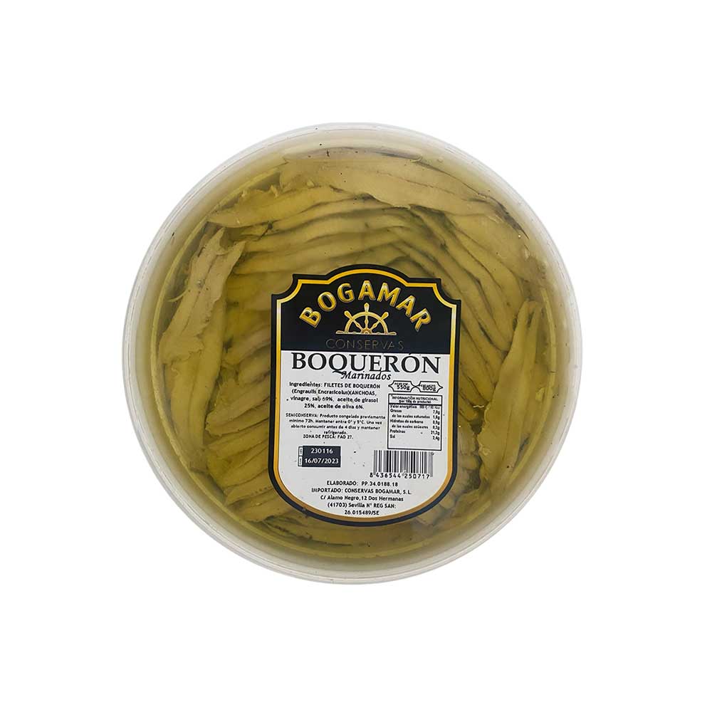 BOQUERON MARINADO AL VINAGRE BOGAMAR 800G