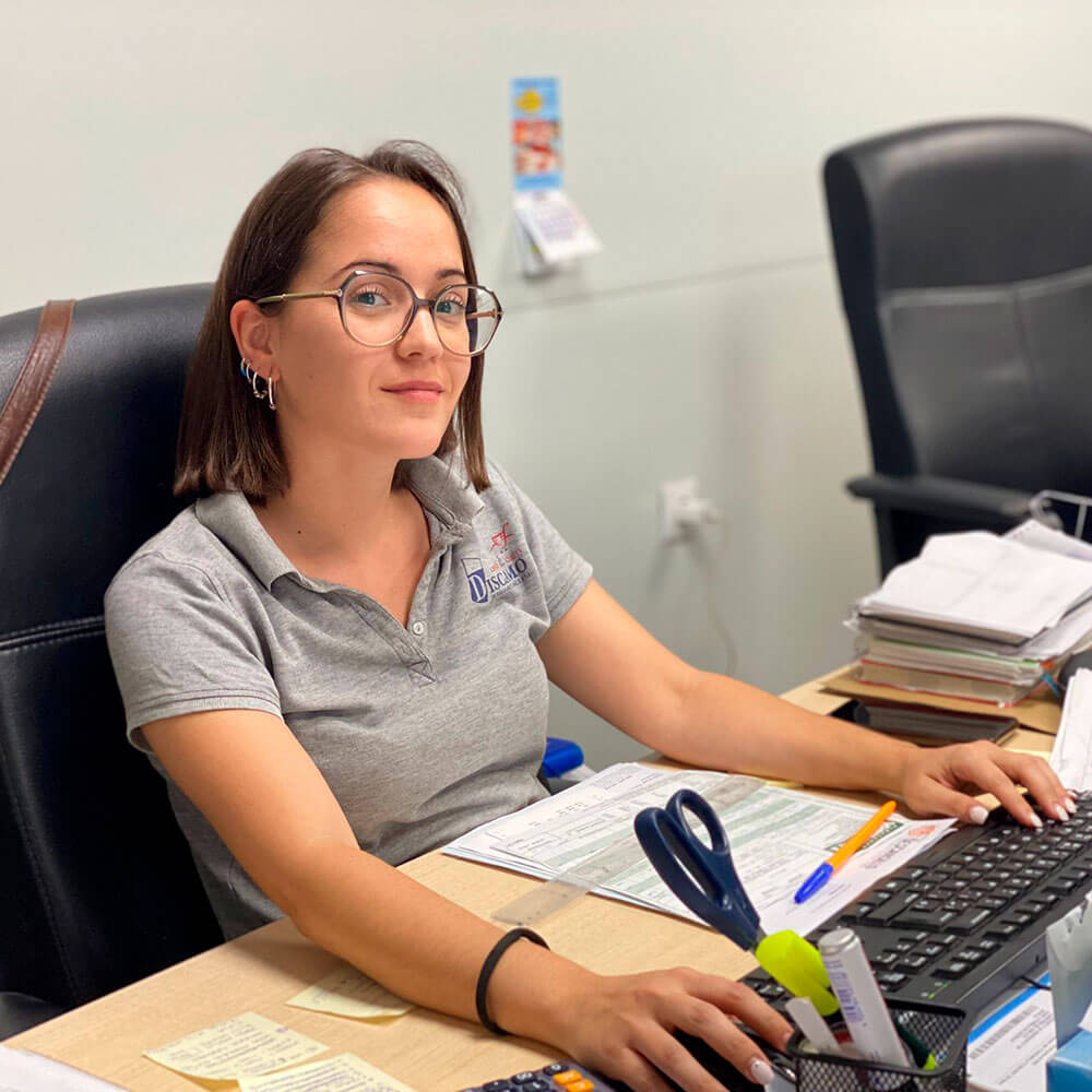 Empleada administrativa supermercado online Cash Discamo en la Puebla