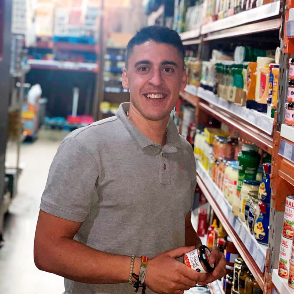 Reponedor equipo supermercado online Cash Discamo en la Puebla