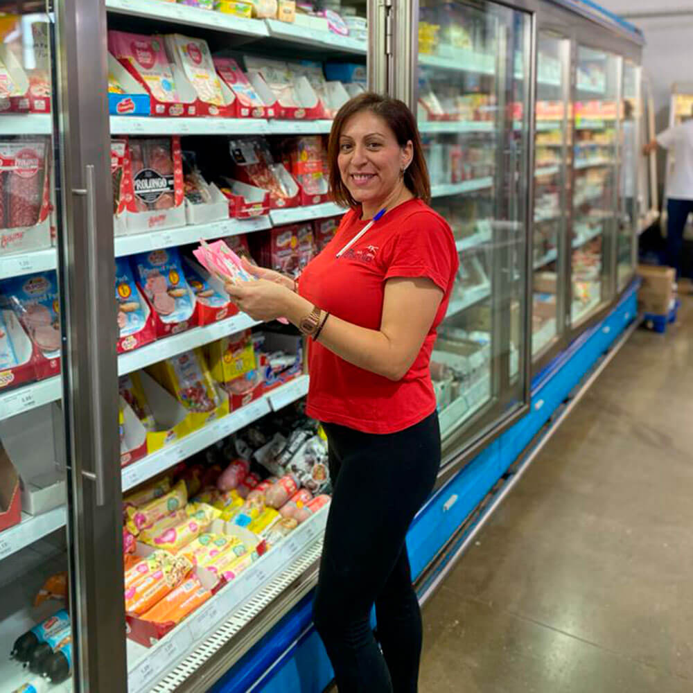 Reponedora supermercado online Cash Discamo en la Puebla de Cazalla